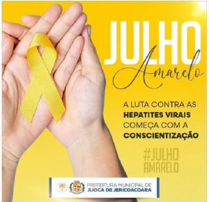 Julho Amarelo: Mês de luta contra as hepatites virais