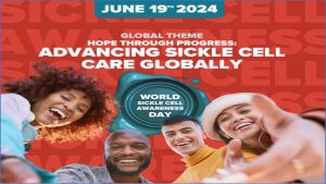 “Esperança através do progresso: avançando no tratamento da Doença Falciforme em todo o mundo” : 19/6 – Dia Mundial de Conscientização sobre a Doença Falciforme