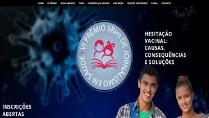 “Hesitação vacinal: causas, consequências e soluções” é tema do VI Prêmio SBIm de Jornalismo em Saúde