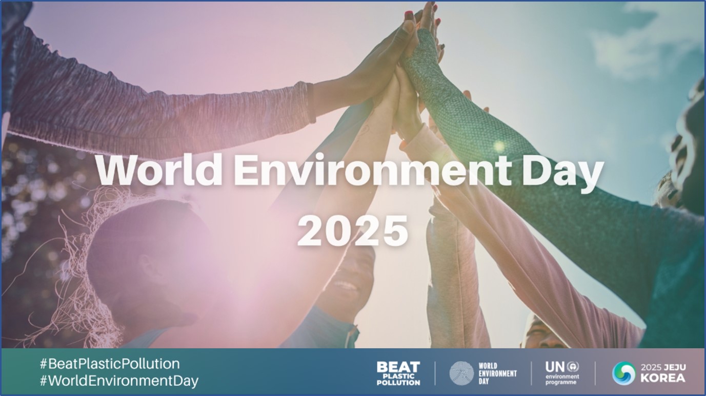 “Acabar com a poluição plástica” : 05/6 – Dia Mundial do Meio Ambiente 2025